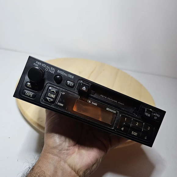 Late 90’s Toyota Rav 4–MDL#76400-Radio Stereo Cassette Tape Player-08600-00855 n - Picture 2 of 7